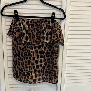 Olivaceous leopard tube top M